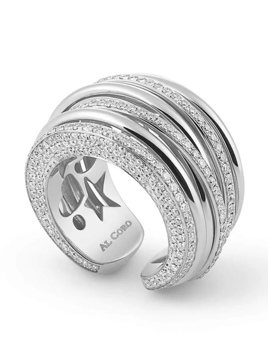 Al Coro Mezzaluna Ring R6994W + Luxe Cadeau