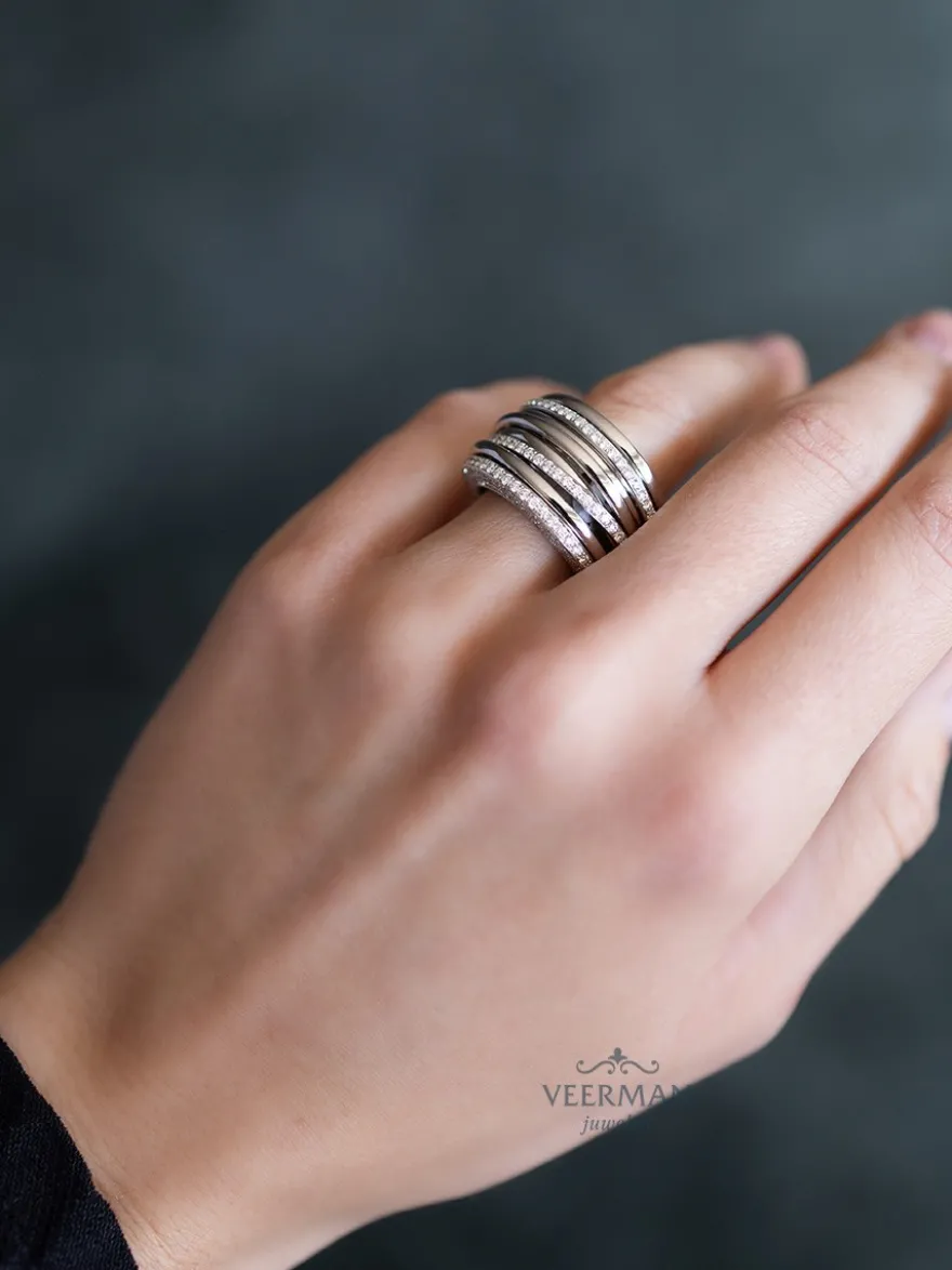 Al Coro Mezzaluna Ring R6994W + Luxe Cadeau