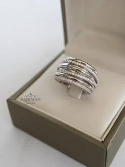 Al Coro Mezzaluna Ring R6994W + Luxe Cadeau