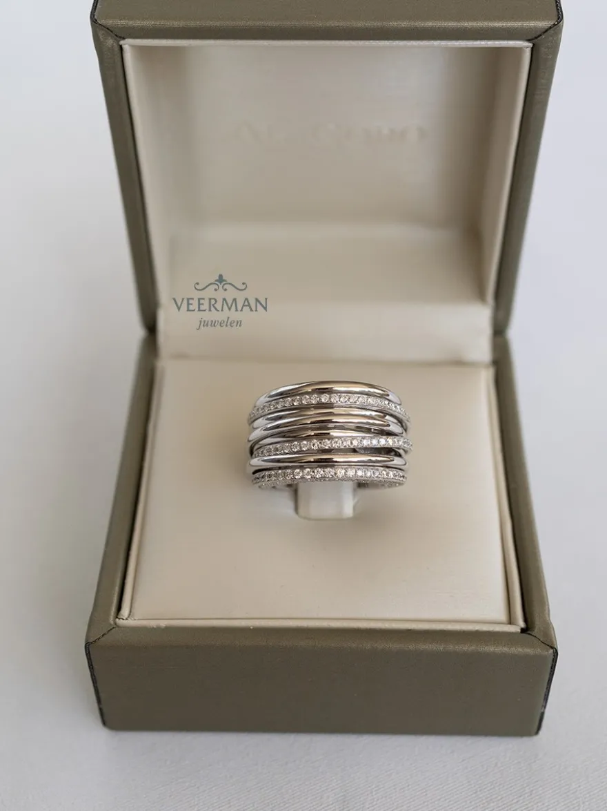 Al Coro Mezzaluna Ring R6994W + Luxe Cadeau