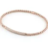 AL Coro roségouden stretcharmband A350R + Luxe Cadeau