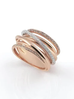 Al Coro Serenata bicolor ring met briljant R6405BD