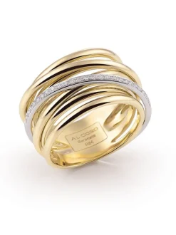 Al Coro Serenata ring met briljant R6404G + Luxe Cadeau