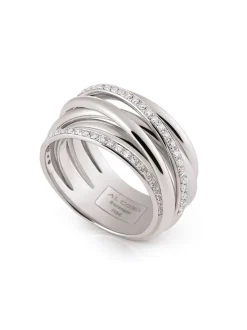 Al Coro Serenata ring witgoud briljant R6406W + Luxe Cadeau