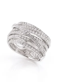 Al Coro Serenata ring witgoud briljant NR8752W + Luxe Cadeau