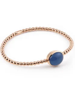 Al Coro Stretch armband met blauwe kwarts + Luxe Cadeau