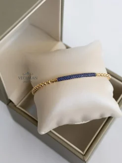 Al Coro Stretchy blauw saffier A350BSG17 + Luxe cadeau
