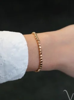 Al Coro Stretchy blokjes armband A330R + Luxe Cadeau