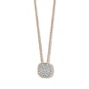 Bicolor gouden hanger met briljant M082N24RW + Luxe Cadeau