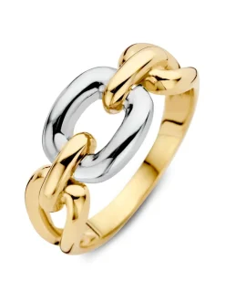 Bicolor schakelring + Luxe Cadeau