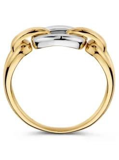 Bicolor schakelring + Luxe Cadeau
