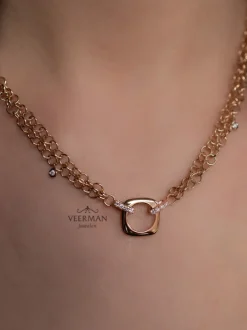 Bigli Elements Necklace 20C31RDIA + Luxe Cadeau