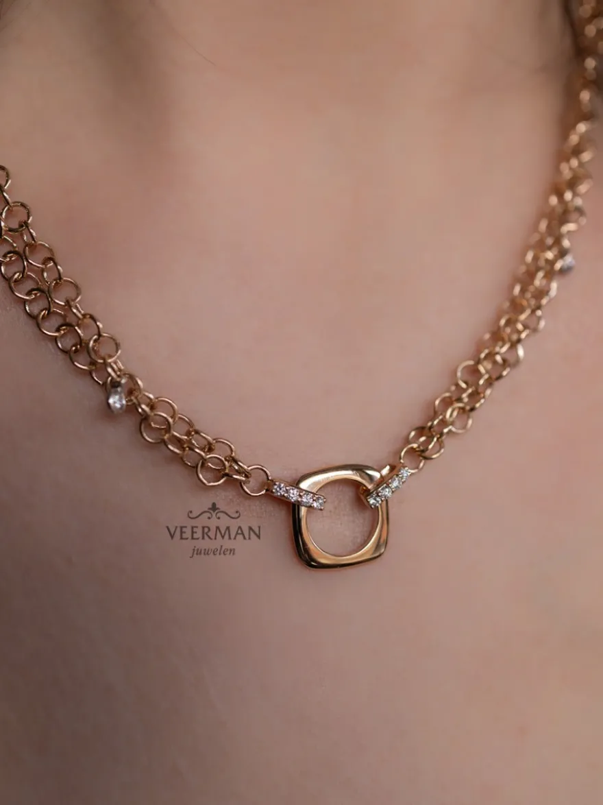 Bigli Elements Necklace 20C31RDIA + Luxe Cadeau
