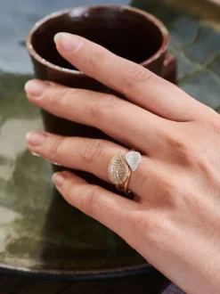 Bigli Mini Leaves Ring 23R190RBRDIA