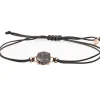 Bron Catch armband met zwarte rutielkwarts + Luxe Cadeau