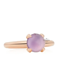 Bron Catch ring met amethist 8RR4811AMC + Luxe Cadeau