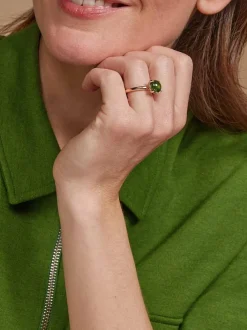 Bron Catch ring met groene toermalijn 8RR4782GTC