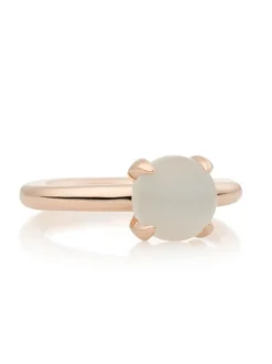 BRON Catch ring met witte maansteen + Luxe cadeau