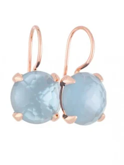 BRON Catch oorbellen topaas + Luxe cadeau