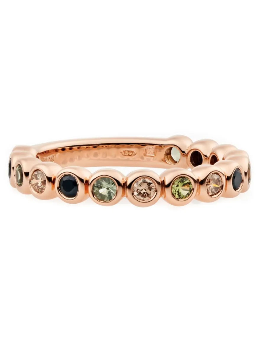 Bron Confetti ring saffier en champagne diamant 8RR4893KIWI