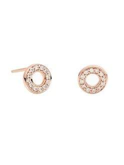 Bron Joy oorstekers met diamant 8OR4880BR + Luxe Cadeau