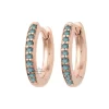 BRON Lux creolen iceblue briljant - Luxe cadeau