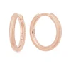 Bron Lux creolen mat roségoud 16mm 7OR477916M + Luxe Cadeau