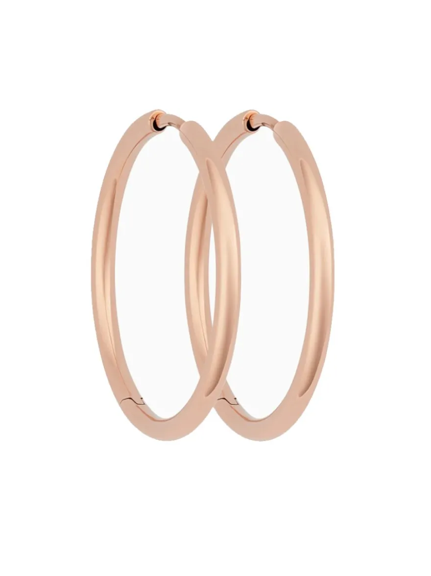 Bron Lux creolen roségoud 30mm 7OR477930 + Luxe Cadeau