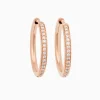 BRON Lux creolen wit diamant 7OR477920BR + Luxe cadeau
