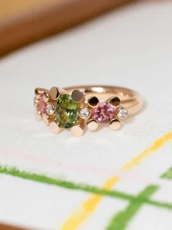 BRON Phlox ring 8RR4805GTRTBR + Luxe cadeau