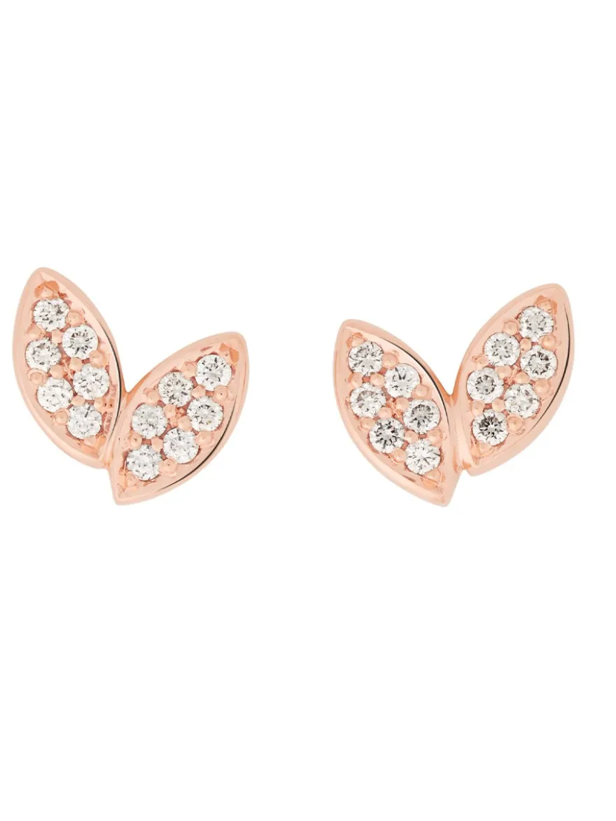 BRON Poppy oorstekers 8OR4915BR + Luxe Cadeau