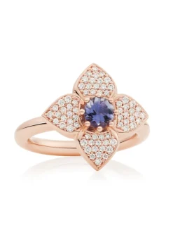 Bron Poppy ring met ioliet en diamant 8RR4919IOBR