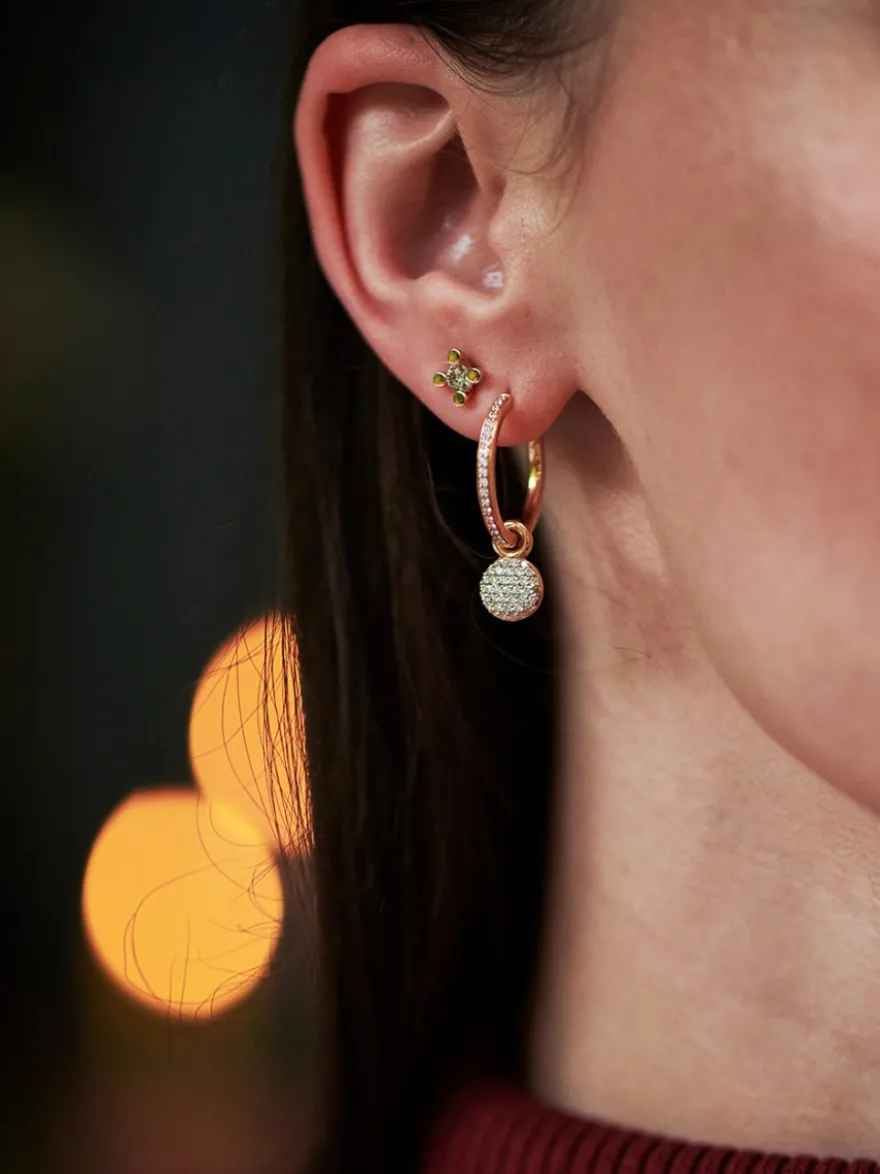 BRON Stardust oorbedels diamant 8OR4797BR + Luxe Cadeau