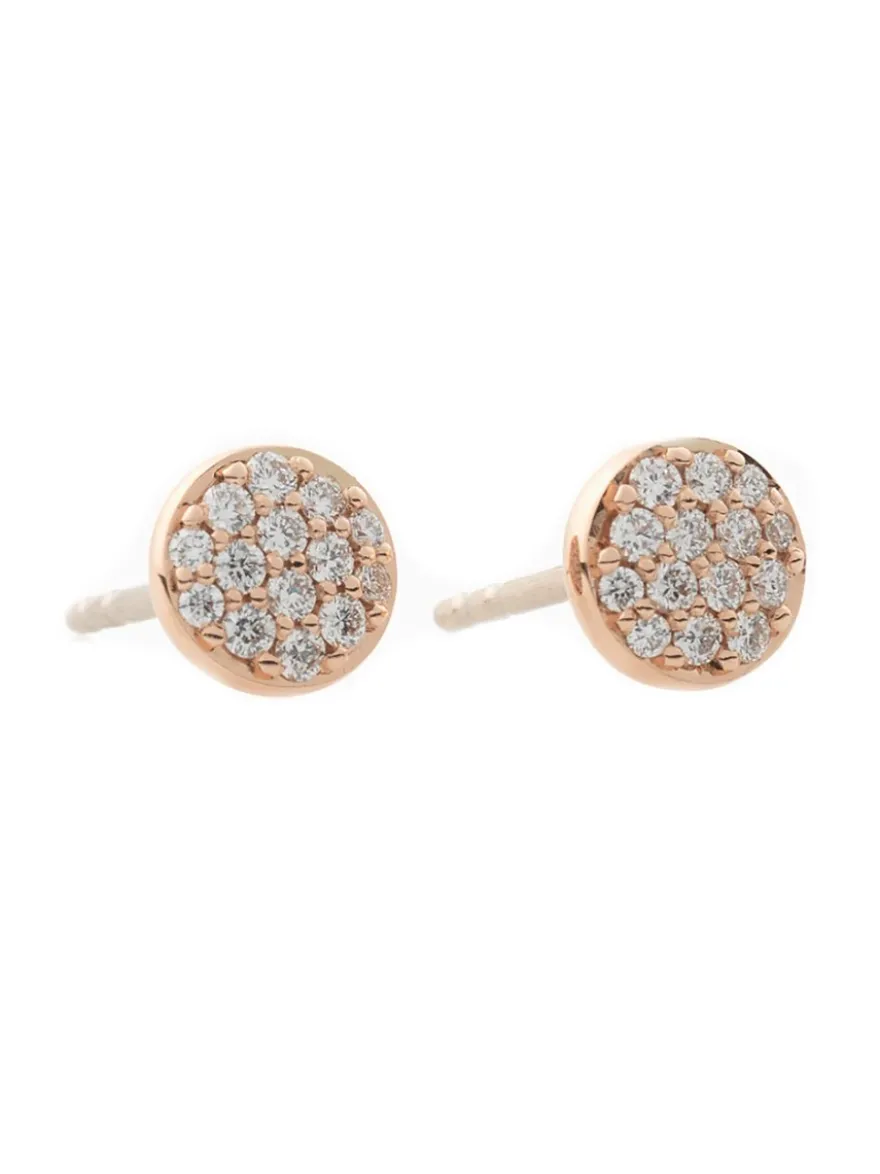 BRON Stardust oorstekers met diamant + Luxe cadeau