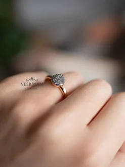Bron Stardust ring met Nightblue Korund 8RR4717NK + Cadeau