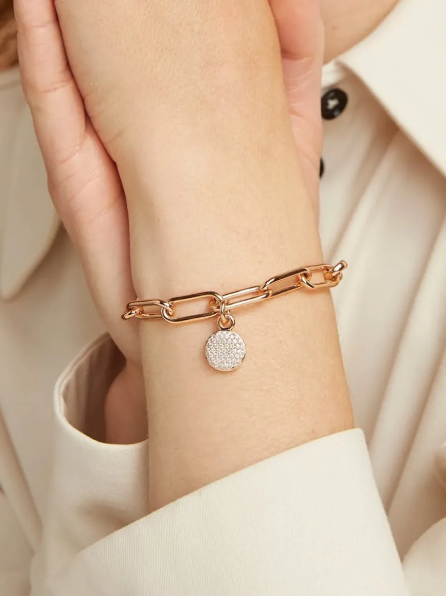 Bron Stardust schakelarmband 8AR4020BR + Luxe Cadeau