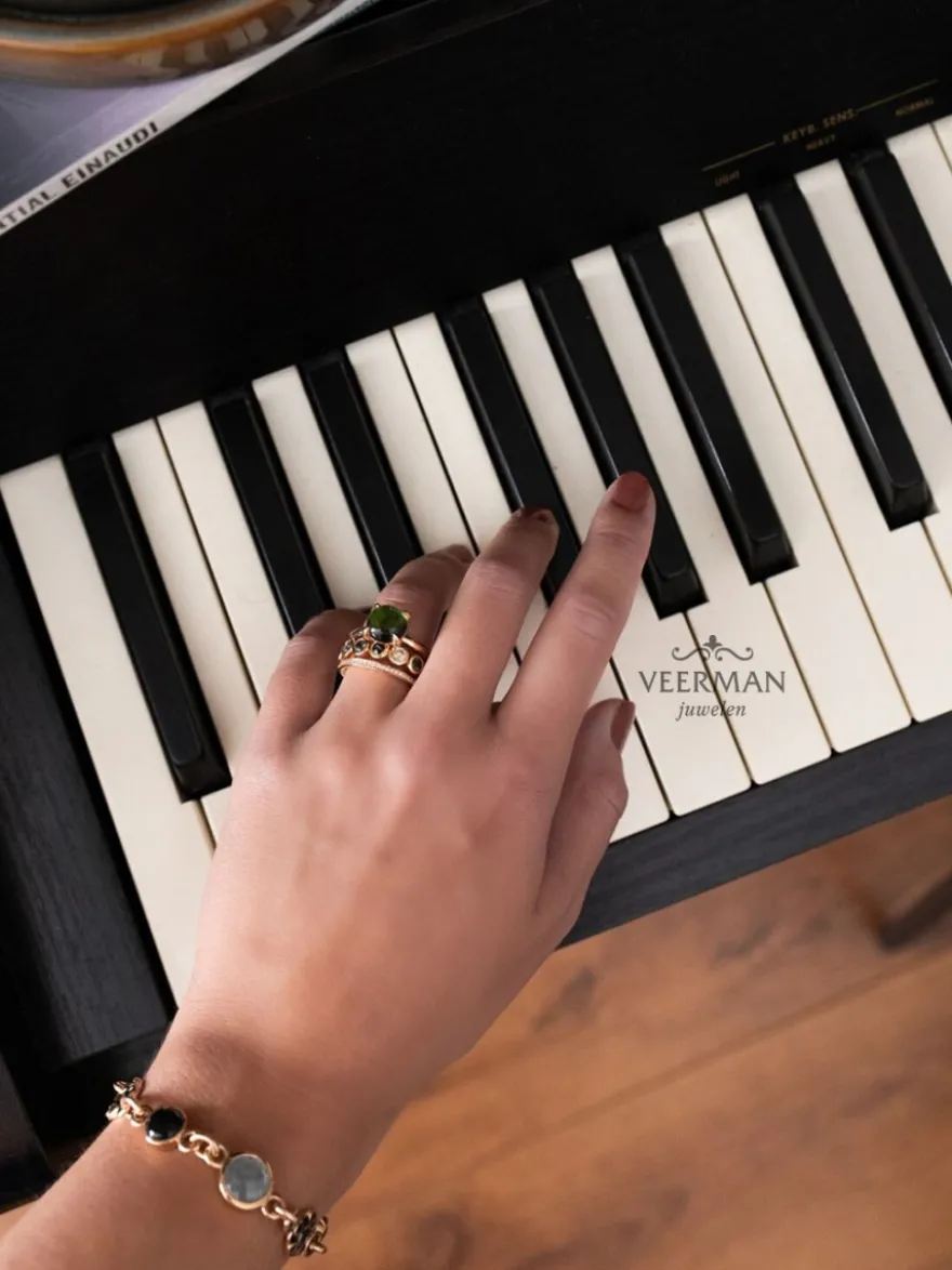 Bron Stax ring met briljant 8RR4593BR + Luxe Cadeau