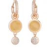 Bron sushi aanhangers met citrien en diamant 8OR4861CICBR