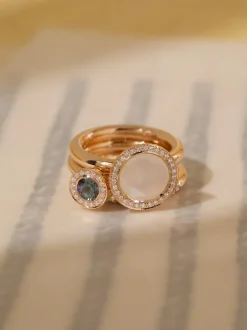 BRON Sushi ring maansteen 8RR4864MWBBR + luxe cadeau
