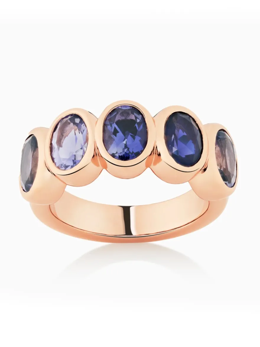 Bron Sushi ring met ioliet 8RR4903IO + Luxe Cadeau