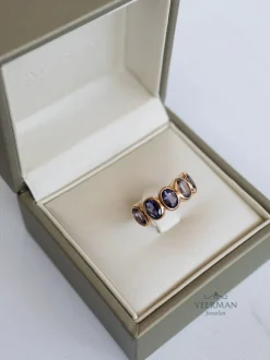 Bron Sushi ring met ioliet 8RR4903IO + Luxe Cadeau