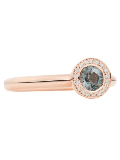 Bron sushi ring met lichtblauwe spinel 8RR4567SPPBR