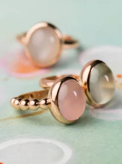 Bron Sushi ring met maansteen 8RR4891MWC + Luxe Cadeau