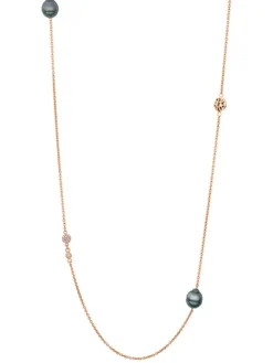 BRON Toujour collier Tahiti parels briljant 8CR4410THCBR | SALE