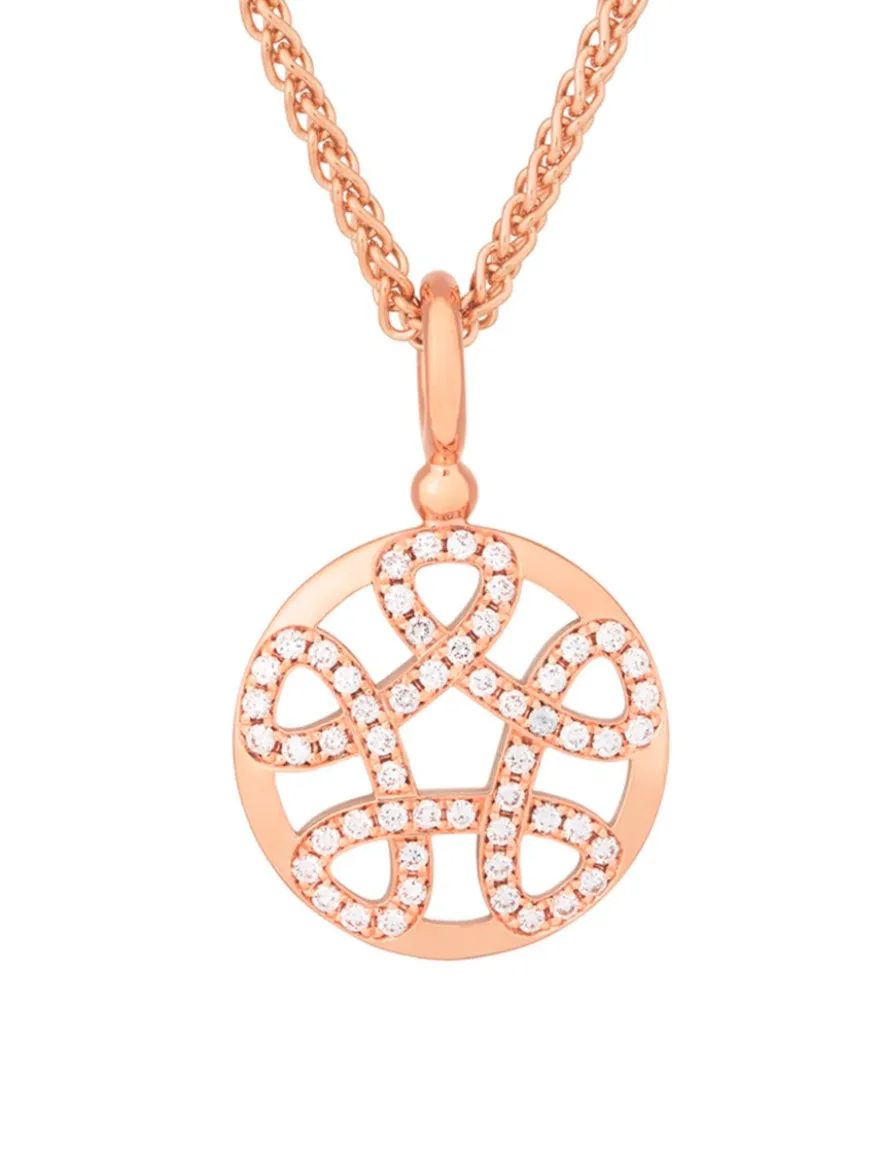 Bron Toujours Ajour hanger met diamant 8HR3449BR + Luxe Cadeau