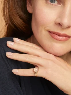 Bron Toujours Ajour ring met roze kwarts 8RR4876RQC
