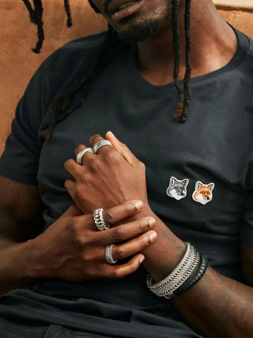 Buddha to Buddha Chain Texture ring788