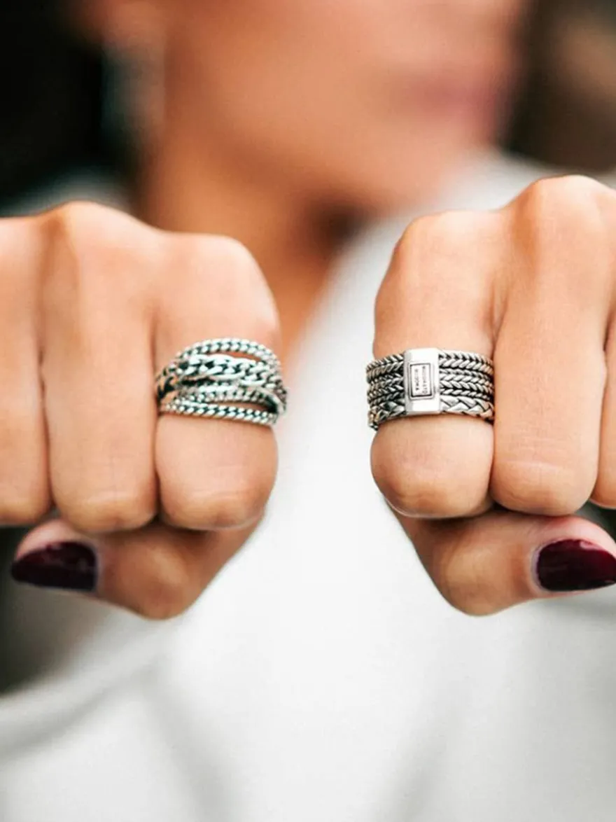 Buddha to Buddha ring Multi Chain Nathalie 616