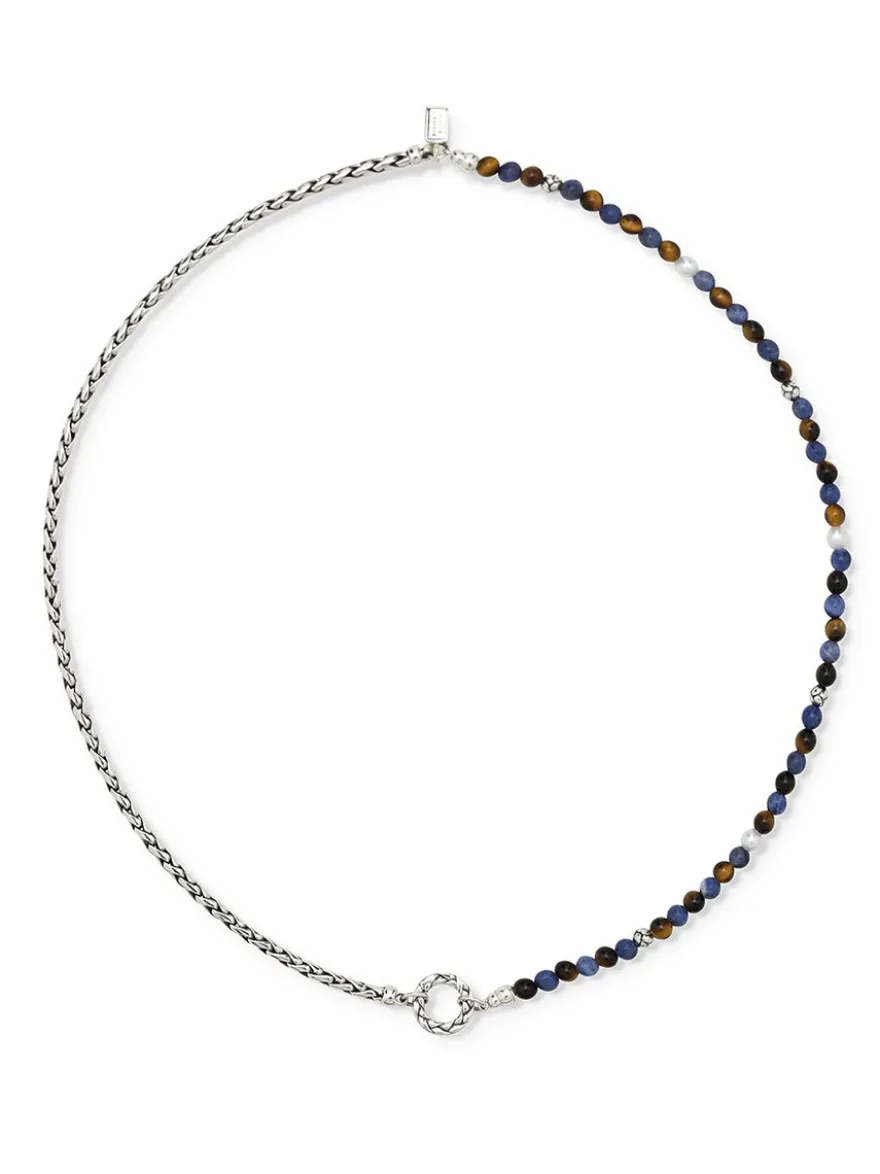 Buddha to Buddha Spirit Bead Stacking Sodaliet Tijgeroog collier 177TIS + Luxe Cadeau