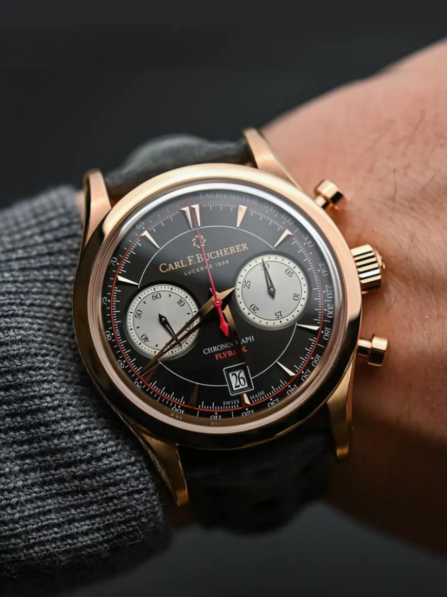 Carl F. Bucherer Manero Flyback 00.10919.03.33.02 + Cadeau